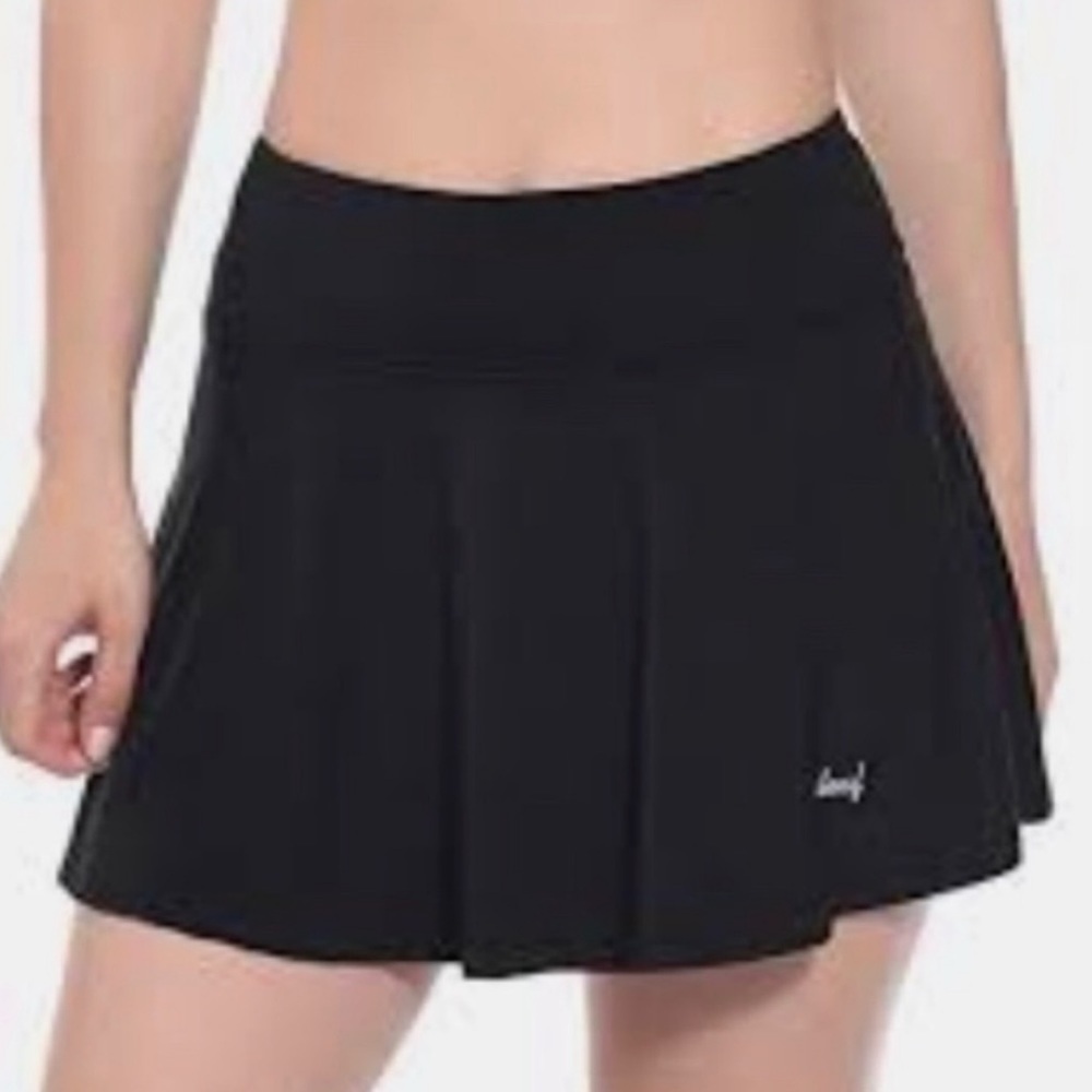 🆕 Baleaf high rise solid black athletic skort women’s medium pockets stretchy